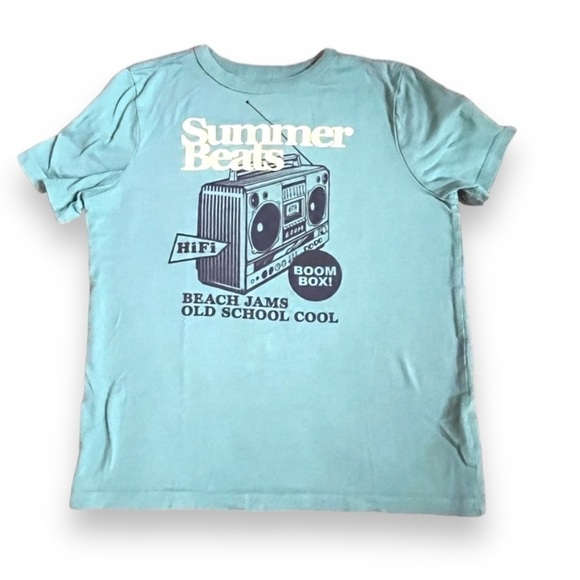 GAP Summer Beats t shirt size small boys blue - Picture 1 of 4